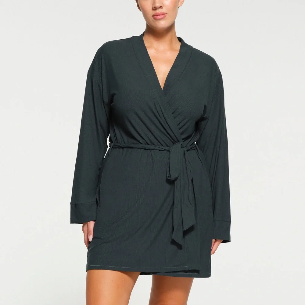 ✨SKIMS SOFT LOUNGE ROBE CYPRESS XL - Picture 3 of 7